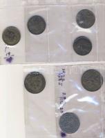 Franciaország 1922-82. 2Fr (2x) + 10Fr (4x) + 20Fr (4x) + 100Fr T:2,2-