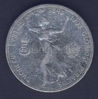 Ausztria 1908. 5K Ag "Jubileum" T:3