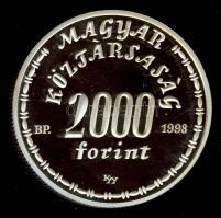 1998. 2000Ft Ag "Eötvös Lóránd" T:PP Csak 3000db!