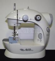 Elco EL-401C típusú 2 sebességes varrógép új állapotban, minden tartozékkal és cérnakészlettel erede...
