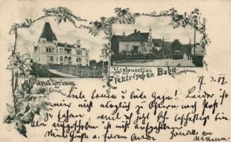 Graz sanatorium and restaurant with tram