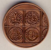 DN "Magyar Éremgyűjtők Egyesülete-Széchenyi Ferenc Jutalomérme" Br piefort emlékérem díszdobozban T:1