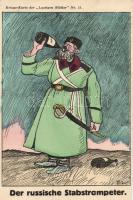 WWI Central powers political propaganda, humour, Lustigen Blätter s: Triér