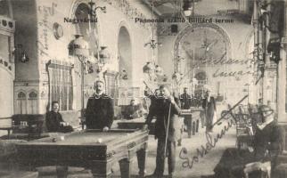 Nagyvárad Hotel Pannonia, billiard room interior