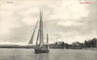 Balatonfüred vitorlás (fa)