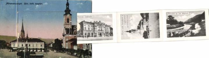Máramarossziget Catholic church leporellocard