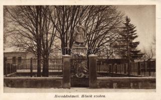 Hernádnémeti hősök szobra (kis szakadás / small tear)