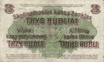 Oroszország/I. világháború/német megszállás/Darlehnskasse Ost, Posen 1916. 3R T:III