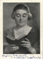 Erdős Reneé sajátkezűleg dedikált portré képeslap