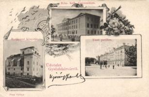 Gyulafehérvár with officers pavillon and the Batthyány library