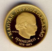 1968. 50Ft Au "Semmelweis" 4,205g T:PP