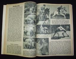 1943 Képes Tábori Újság 11 db száma bekötve kemény borító nélkül