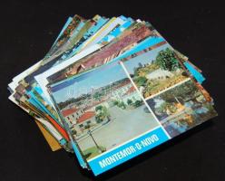 217 db vegyes modern külföldi városképes lap
