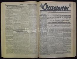 1944 Az Összetartozás című nyilaskeresztes újság 97 db száma bekötve kemény borító nélkül