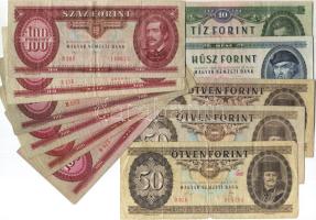 1949-92 10Ft/1962, 20Ft/1980, 50Ft/1951,1969,1989 3db, 100Ft/1949 (3x) 1957, 1984, 1992  11db T:II+,II
