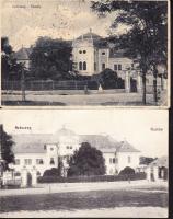 2 db háború előtti képeslap a Szécsényi kastélyról