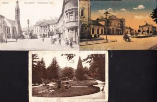 6 db háború előtti Sopron képeslap