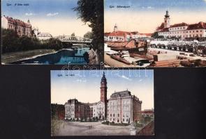 3 db háború előtti Győr képeslap
