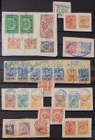Peru kb. 600 okmánybélyeg + 25 db okmány okmánybélyegekkel az 1950-es évekből, Magyarországon ritkán...