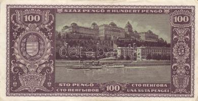 1945. 100P (3x)feltűnően eltérő színváltozatok! T:II-,III