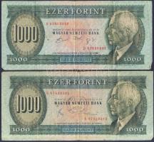 1983-1992. 1000Ft (2x) T:III