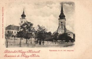 Nagykőrös Városháza és Evangélikus templom (fl)