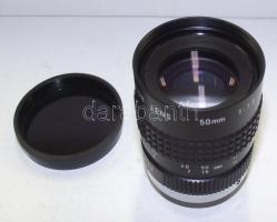 Teljesen új professzionális ipari videókamera objektív Cosmicar TC 9850 Japán gyártmány, eredeti dob...