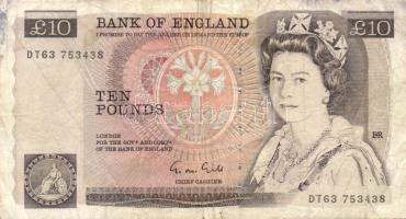 Nagy-Britannia 1988-91. 10Ł Sign.G.M.Gill T:III-(kis szakadás)