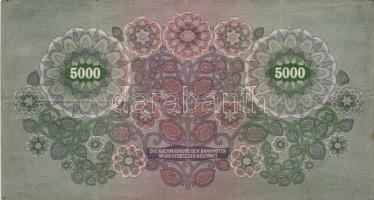 Ausztria/Osztrák-Magyar Bank 1922. 5000K T:III+
