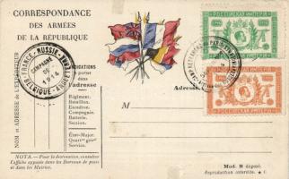 Military WWI Entente war correspondance card