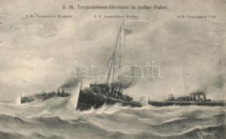 Torpedo ships SM Krokodil, Streiter and Ulan