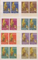 Pannonia Bélyeg Egyesület 8 klf levélzáró pár