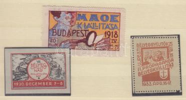 3 klf filatéliai levélzáró