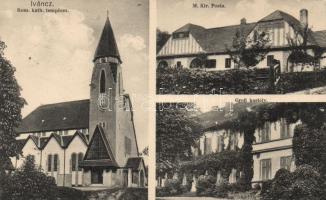 Ivánc postával és grófi kastéllyal