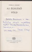 Tornai József: Az égigérő föld, Bp., 1969 Magvető, Dedikált!