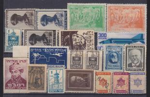 20 db judaika levélzáró, segélybélyeg stb.