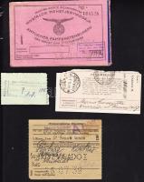 1939 Külföldi utazás vasúti menetjegyei / Railways tickets