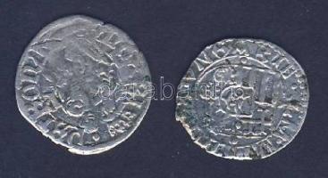 I.Mátyás 1458-1490. Denár Ag (2x) T:3