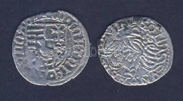 I.Mátyás 1458-1490. Denár Ag (2x) T:3