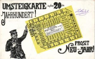 Vienna public transport; transfer ticket in the 20th century