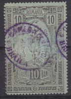 Románia 1888 Kereskedelmi Kamara helyi okmánybélyege "BRAILA"