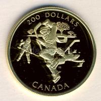 Kanada 1991. 200$ Au "Elizabeth II." (17.13g) T:PP Csak 10215db