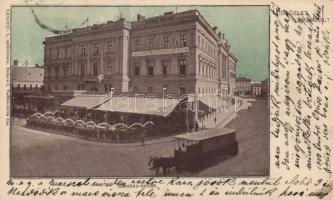 Arad theatre with horse tramway