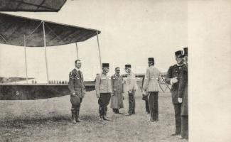 Franz Joseph in Wiener Neustadt with Schleyer and István Petróczy