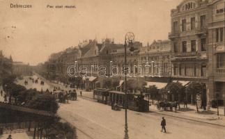 Debrecen Piac utca városi vasúttal