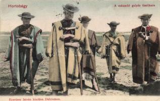 Hortobágy, a számadó gulyás tisztikara