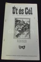 1975 Az Út és cél c hungarista lap 27/1-2 száma szamizdat kiadás