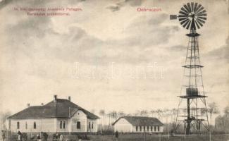 Debrecen Gazdasági Akadémia Pallagon; kertészlak szélmotorral