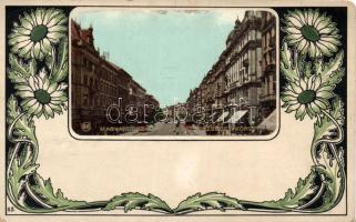 Budapest VII. Erzsébet körút litho