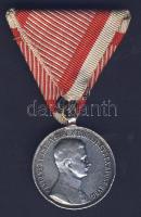 1916. "Károly Ezüst Vitézségi Érem II. osztálya" mellszalaggal T:2- ph.